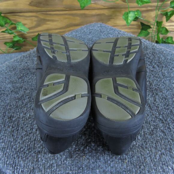 Abeo Women's Smart Clog Black Leather Sz 8.5 Medium Used 2025 - Picture 5 of 6